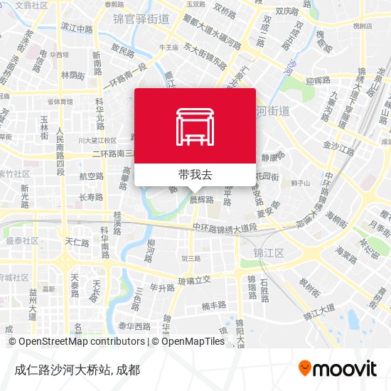 成仁路沙河大桥站地图