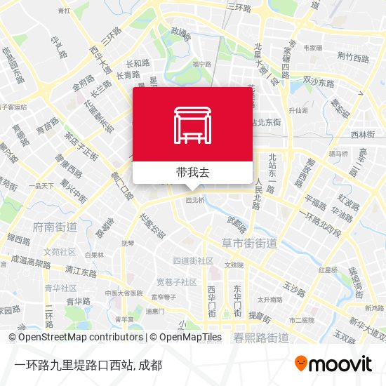 一环路九里堤路口西站地图