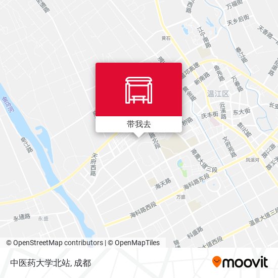 中医药大学北站地图