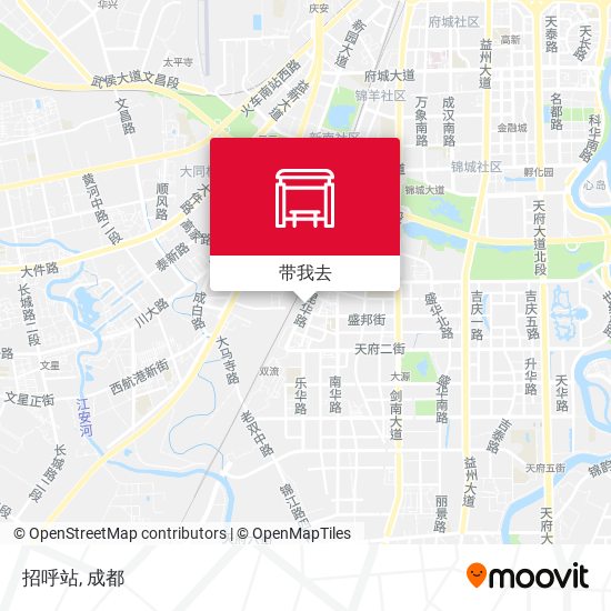 招呼站地图