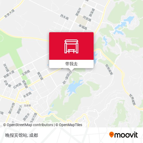 晚报宾馆站地图