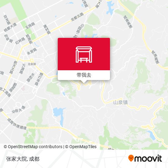 张家大院地图