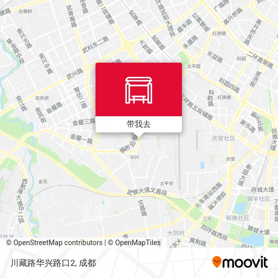 川藏路华兴路口2地图