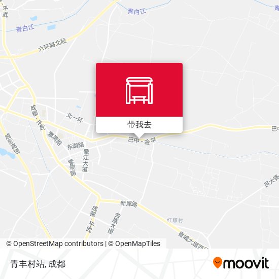 青丰村站地图