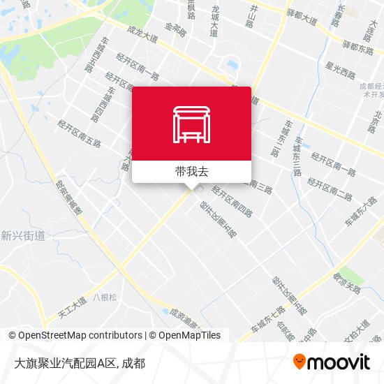 大旗聚业汽配园A区地图