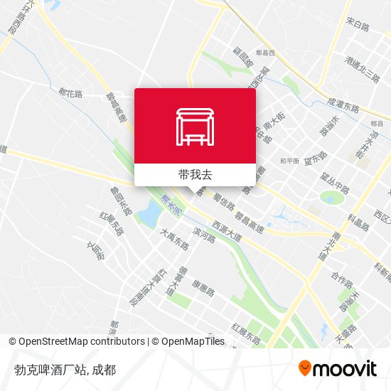 勃克啤酒厂站地图