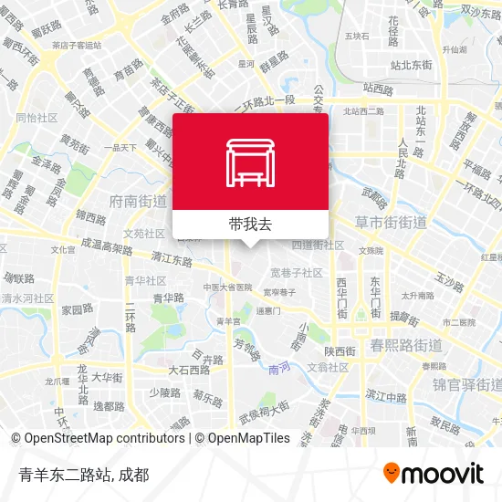 青羊东二路站地图