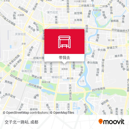 交子北一路站地图