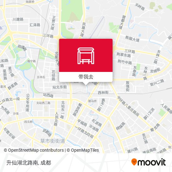 升仙湖北路南地图