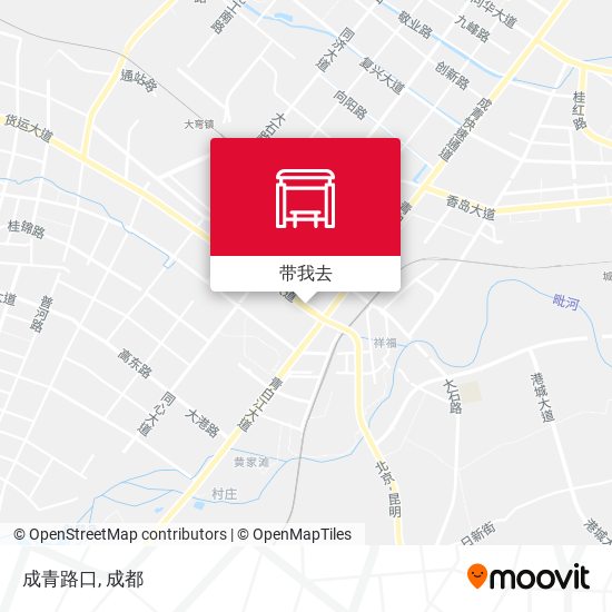 成青路口地图