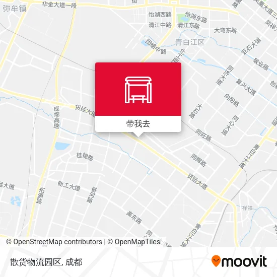 散货物流园区地图
