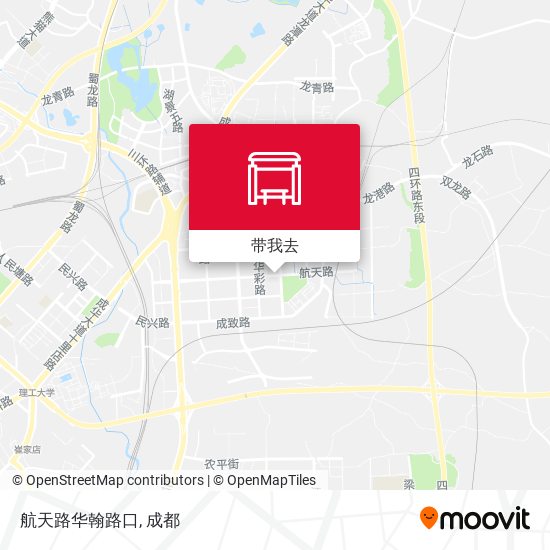 航天路华翰路口地图