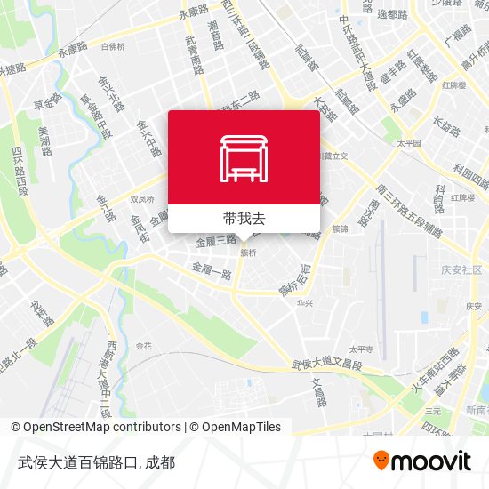 武侯大道百锦路口地图