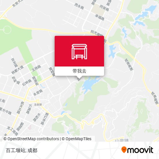 百工堰站地图