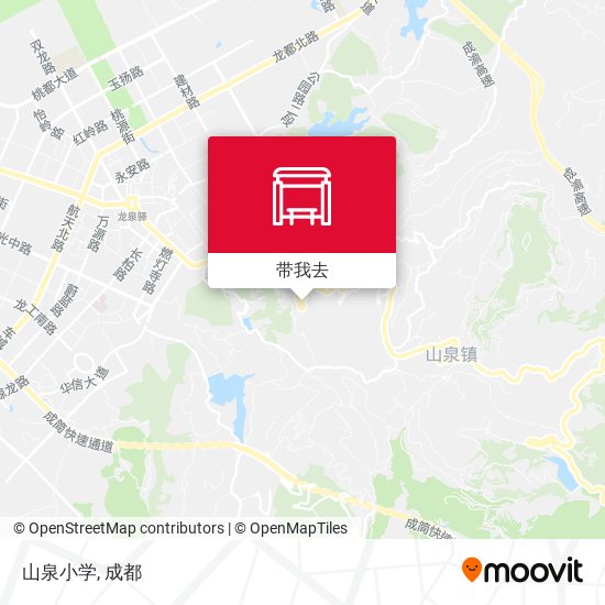 山泉小学地图