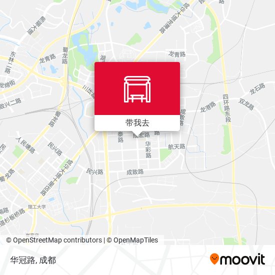 华冠路地图