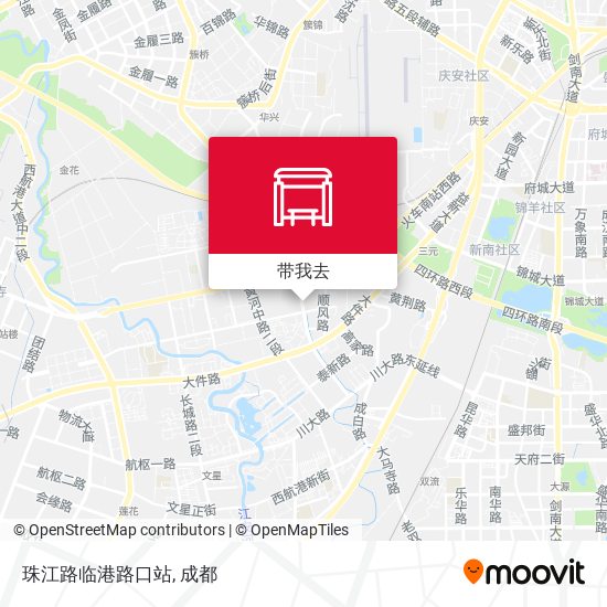 珠江路临港路口站地图