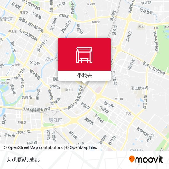 大观堰站地图