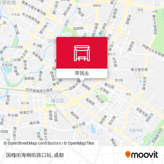 国槐街海桐街路口站地图