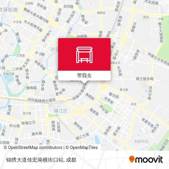 锦绣大道佳宏南横街口站地图