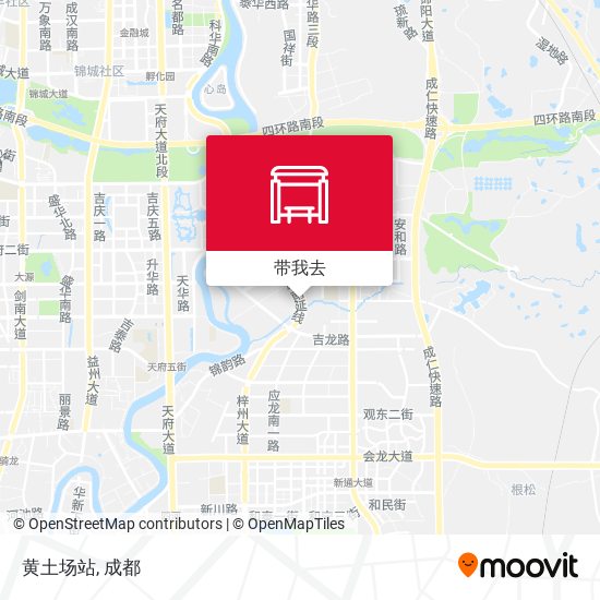 黄土场站地图