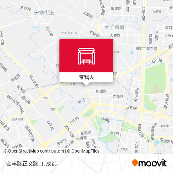 金丰路正义路口地图