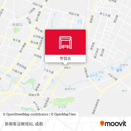 新都客运枢纽站地图