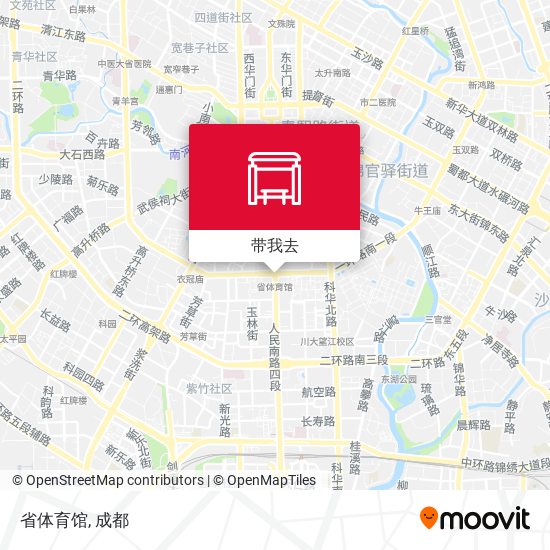省体育馆地图
