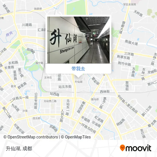 升仙湖地图