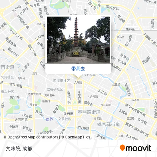 文殊院地图