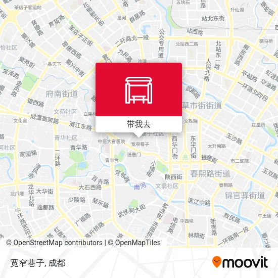 宽窄巷子地图