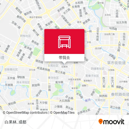 白果林地图