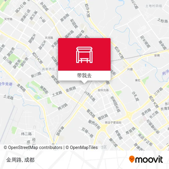 金周路地图