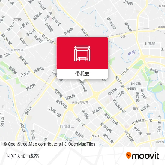 迎宾大道地图
