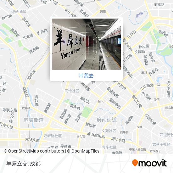 羊犀立交地图