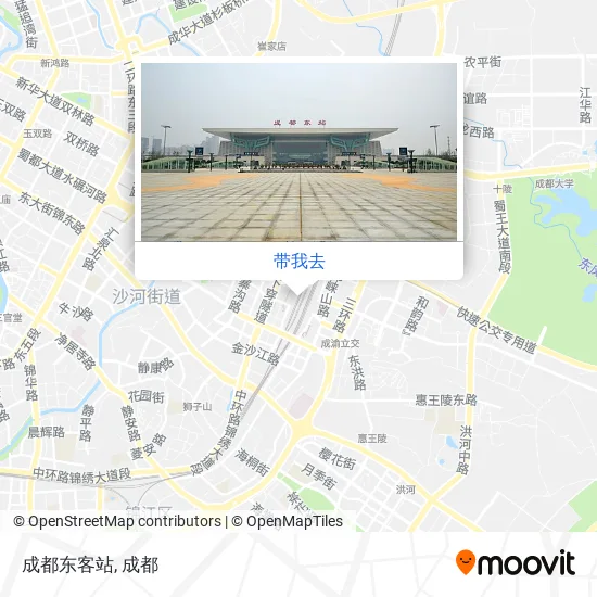成都东客站地图