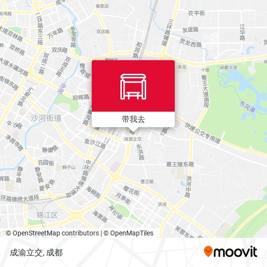 成渝立交地图