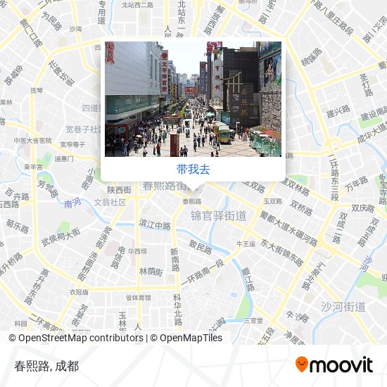 春熙路地图