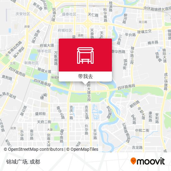 锦城广场地图