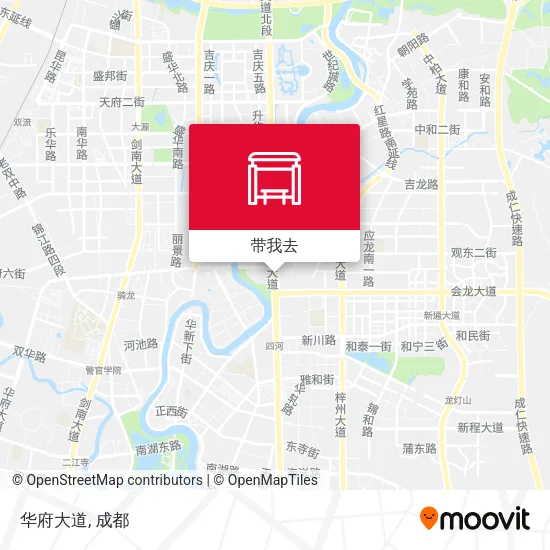 华府大道地图