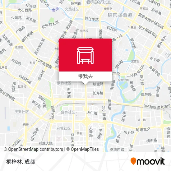 桐梓林地图