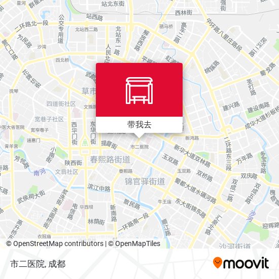 市二医院地图