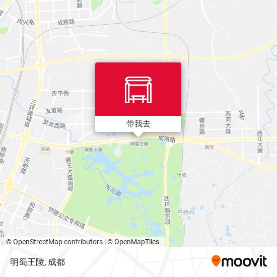 明蜀王陵地图