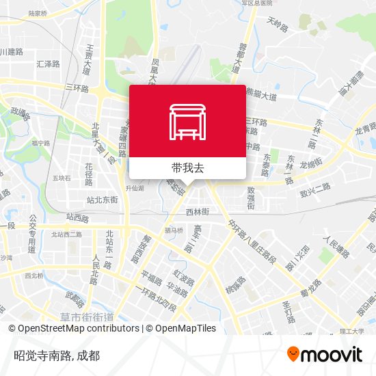 昭觉寺南路地图
