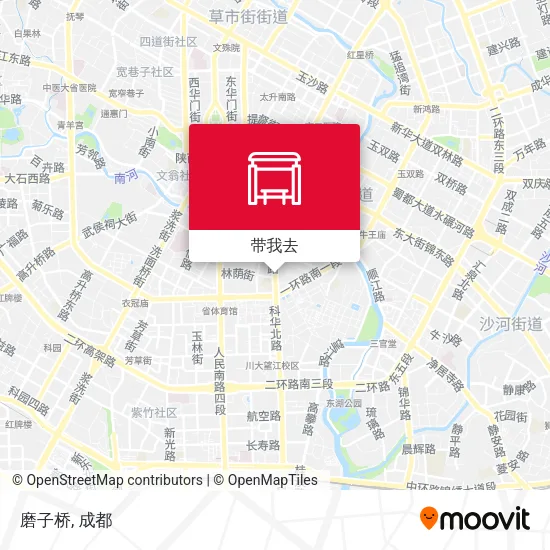 磨子桥地图