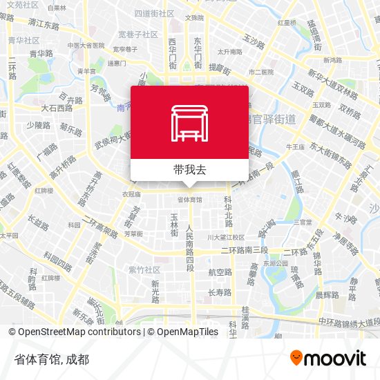 省体育馆地图