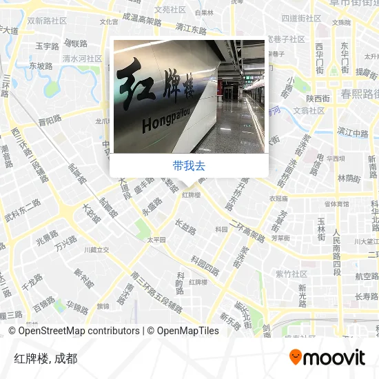 红牌楼地图