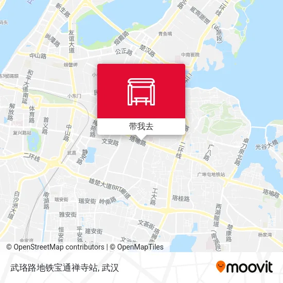 武珞路地铁宝通禅寺站地图
