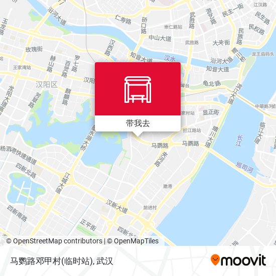 马鹦路邓甲村(临时站)地图