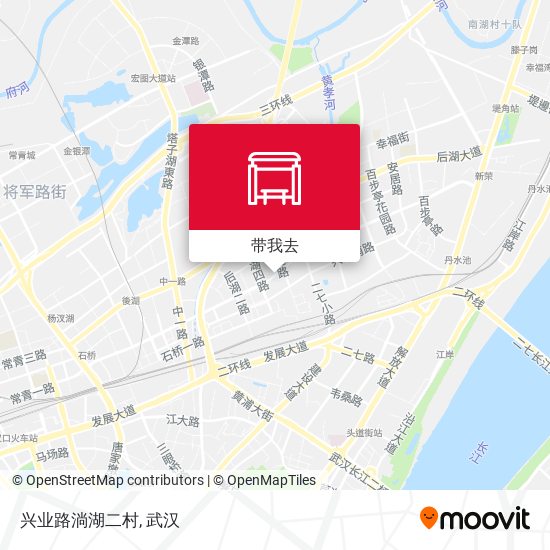 兴业路淌湖二村地图